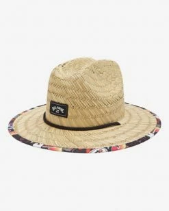 BILLABONG Boys' Tides Print Straw Lifeguard Hat MULTI