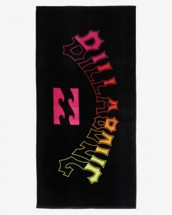 BILLABONG Arch Wave Beach Towel BLACK