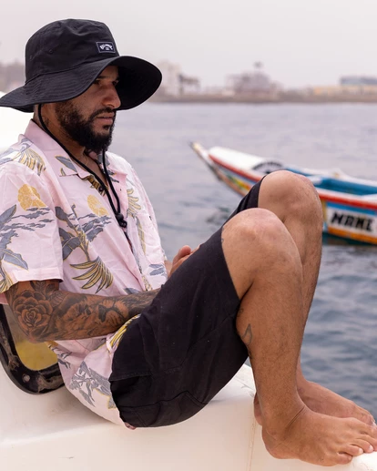 BILLABONG Big John Surf Safari Hat BLACK