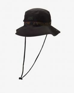 BILLABONG A/Div Pocket Big John Surf Safari Hat BLACK