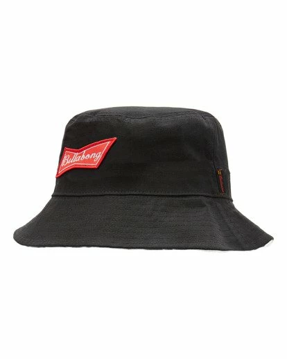 BILLABONG Budweiser Bow Bucket Hat BLACK