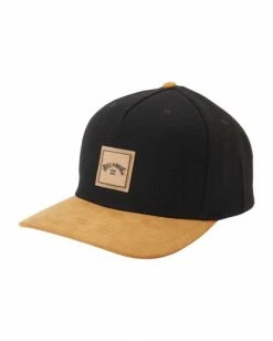 BILLABONG Stacked Up Snapback Hat BLACK/TAN