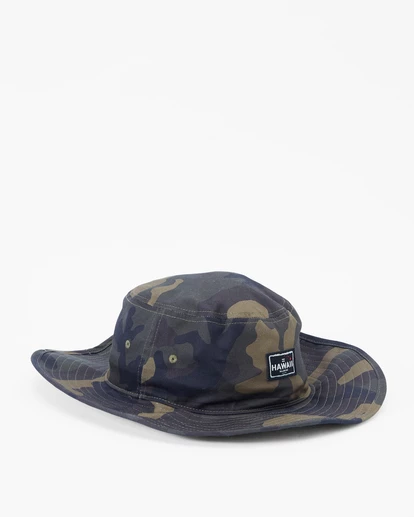 BILLABONG Big John Hawaii Surf Safari Hat CAMO - Image 3