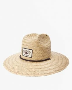 BILLABONG Tides Florida Straw Lifeguard Hat OFF WHITE