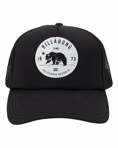 BILLABONG Grizzly California Trucker Hat BLACK - Image 2
