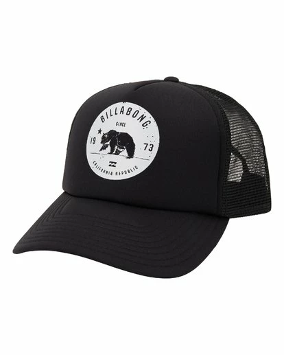 BILLABONG Grizzly California Trucker Hat BLACK