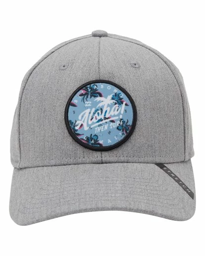 BILLABONG Aloha Stretch Hat GREY - Image 2