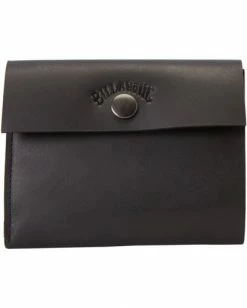 BILLABONG Tribong Leather Wallet BLACK